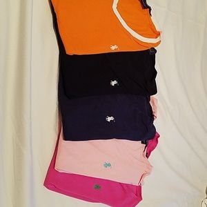 Womens Ralph Lauren Sport  M tee shirts  lot of 5